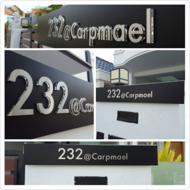 House Unit Number @ Carpmael Road