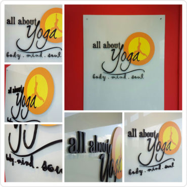 New Opening Signage – All About Yoga