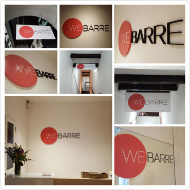 Signage for Webarre’s second studio