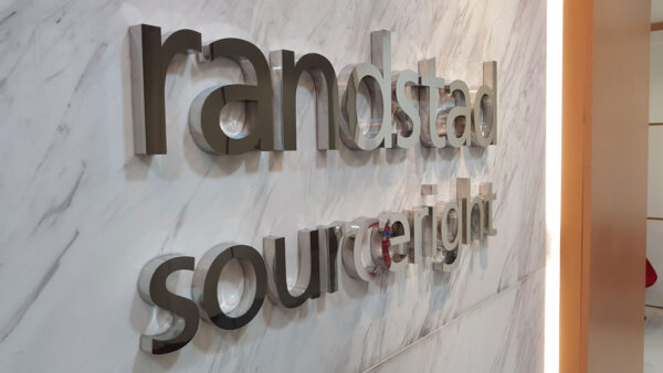 Reception Sign using BA Stainless Steel | SignageMaker.Sg Singapore